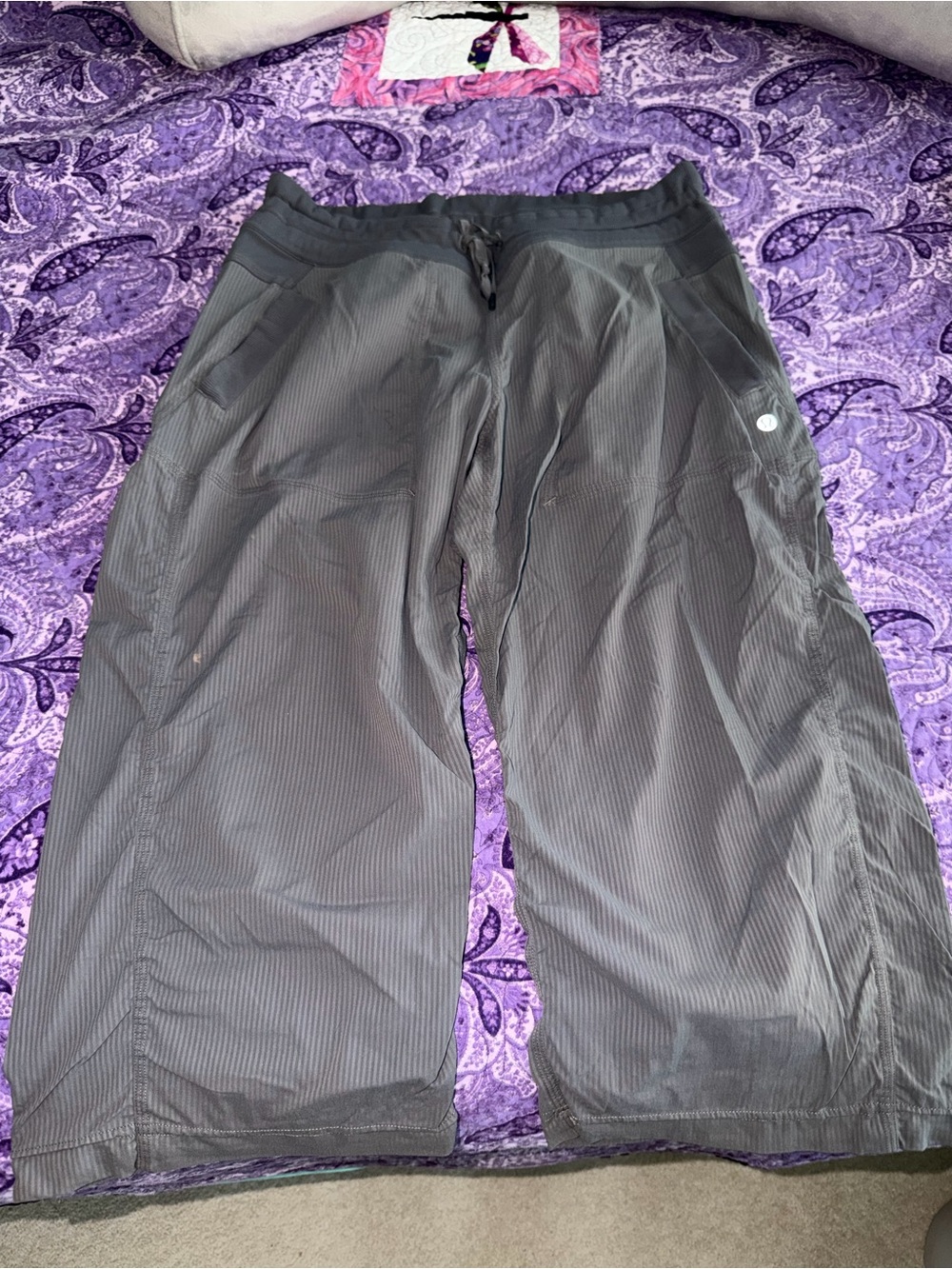 Lululemon Studio Crop Blurred Grey